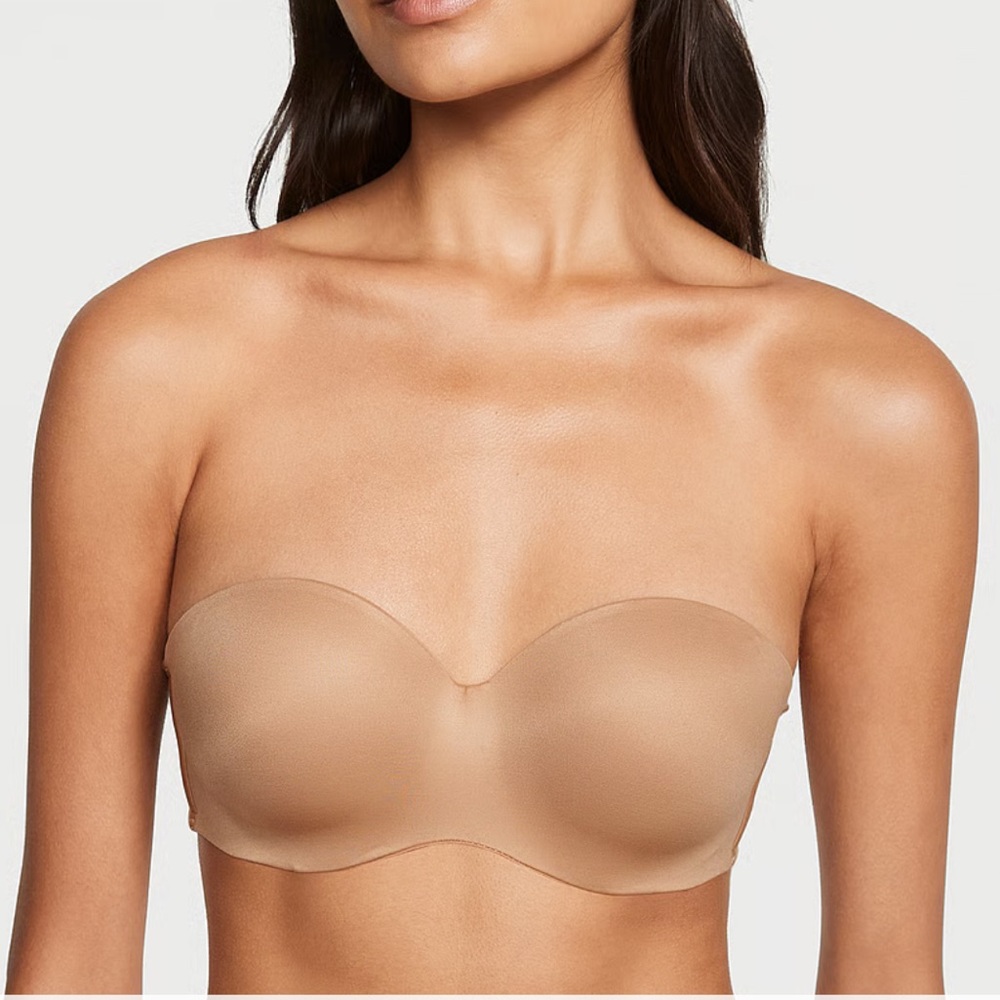 Victorias Secret Lightly Lined Smooth Strapless Bra